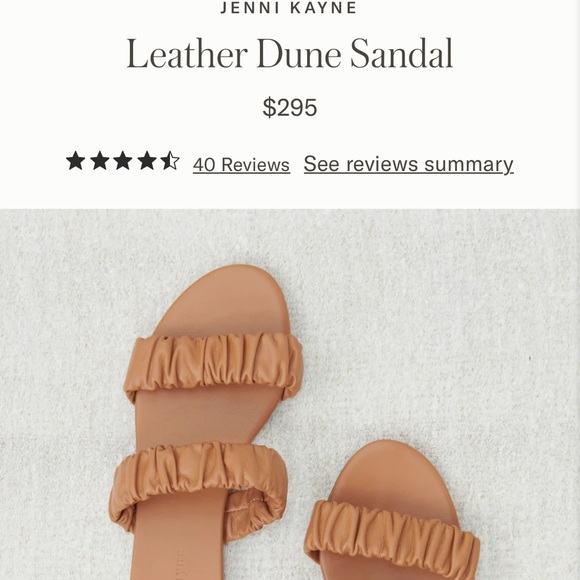 Jenni Kayne Leather Dune Sandals - Picture 4 of 5